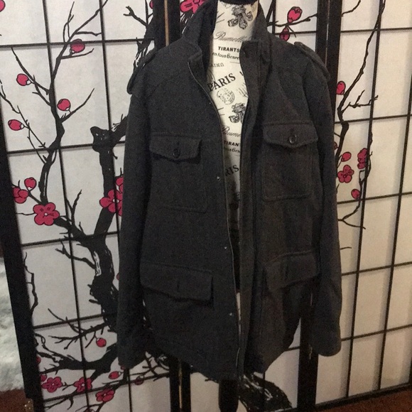 Tommy Hilfiger XL Wool blend coat - awesome coat - Picture 3 of 15